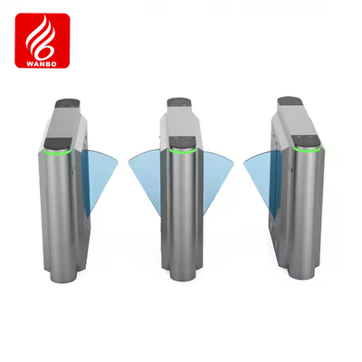 Buy Station Revolving Entrance And Exit Management Turnstile Flap Wing Door Revolving Automatic Fence Wing Gate online manufacture