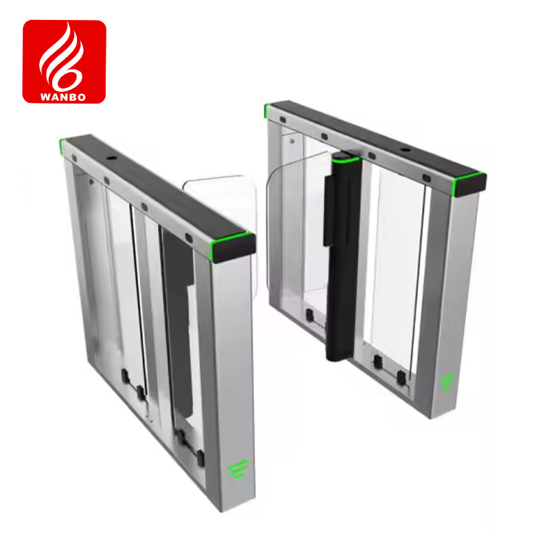 Stainless Steel RFID Smart Speed Gate Turnstile Qr Code Swing Barrier ...