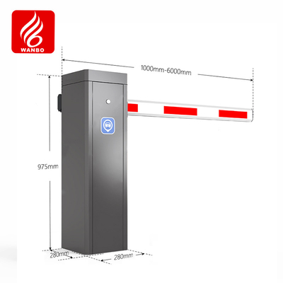 Un buen precio. Puerta de barrera de conducción inteligente sin resorte de cuatro etapas de transmisión de transmisión barrera de estacionamiento de automóviles en línea