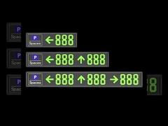 इनडोर मार्गदर्शन स्क्रीन पार्किंग स्थल