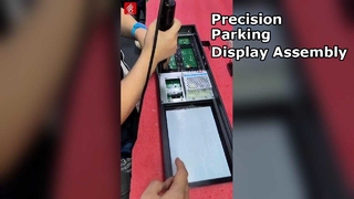 हमारे कारखाने के अंदर सटीक पार्किंग डिस्प्ले असेंबली